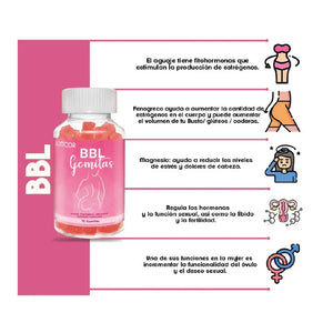 Gomitas de Aguaje BBL ADULTOS - 130 gomitas